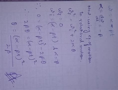 A rigid body rotates about a fixed axis with variable angular velocity ...