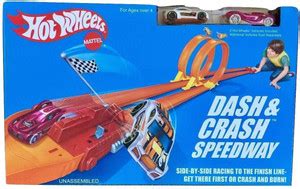 HOT WHEELS DASH & CRASH SPEED WAY TRACK SET - DASH & CRASH SPEED WAY ...