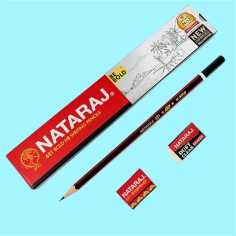 Nataraj 621 Bold HB Pencil Pack Of 10 Pencils