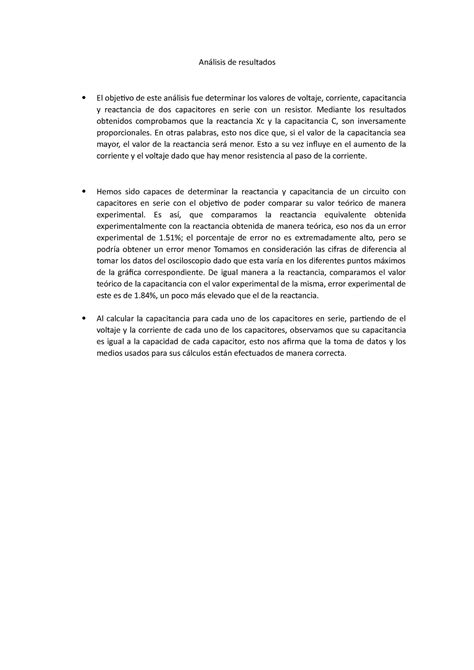 Reflexiones finales sobre la traducción de análisis a resultados