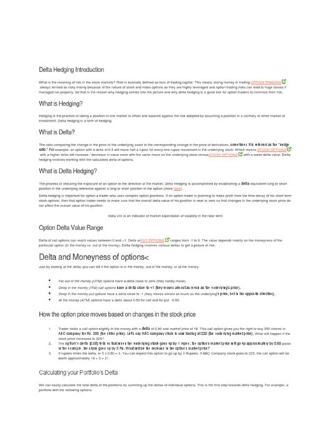 Image result for Delta Hedging Strategy