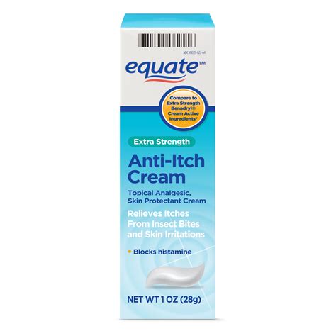 Equate Extra Strength Anti-Itch & Skin Protectant Cream; 1 oz - Walmart.com