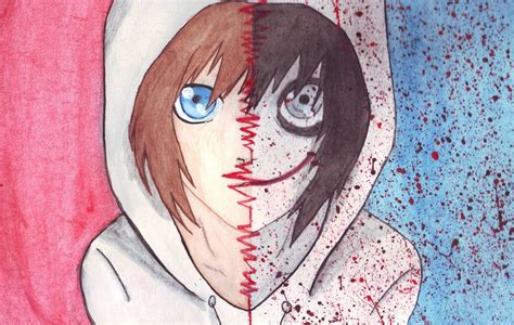 Speed/ How to Draw: Jeff the Killer by Nar - YouTube