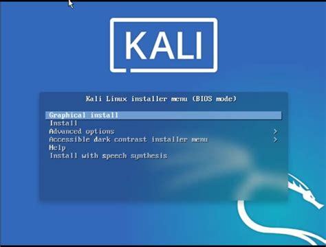Steps to Install Kali Linux ISO image