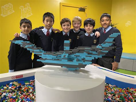 Boys in Legoland for Lego League Competition - Caldicott