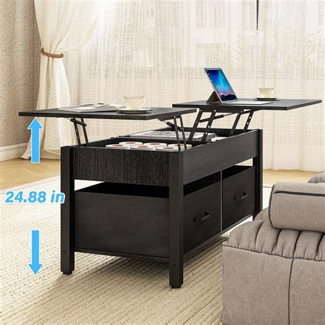 Buy Ahvqevn 2 Way Lift Top Coffee Table with Hidden Compartments 2 ...