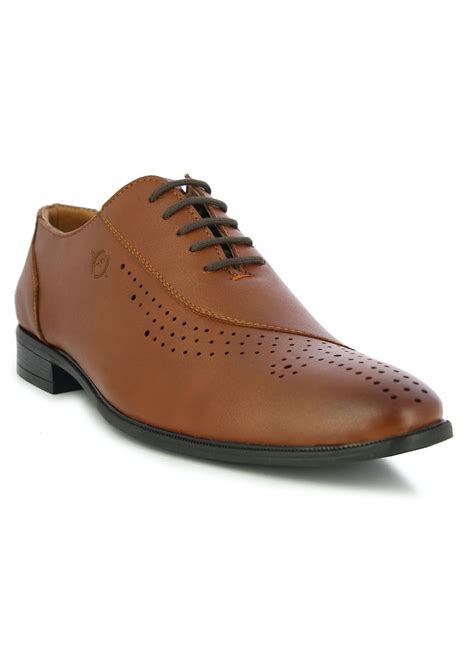 Get Darwin Tan Formal Lace Up Shoes at ₹ 2497 | LBB Shop