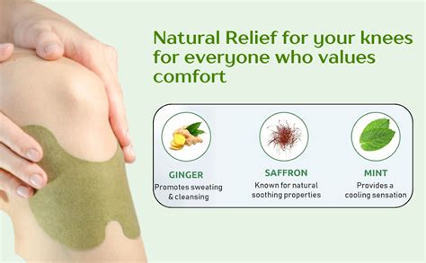 Dealsure Herbal Knee Pain Relief Patches with Wormwood Extract | Self ...