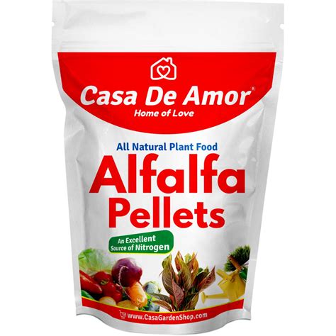 Alfalfa Pellets Fertilizer- All Natural Plant Food (900 gm) – Casa De Amor