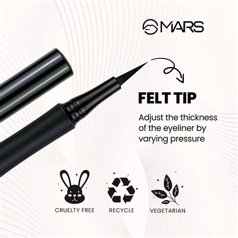 Buy Smudge Proof Liquid Pen Eyeliner (Jet Black) | MARS Cosmetics ...