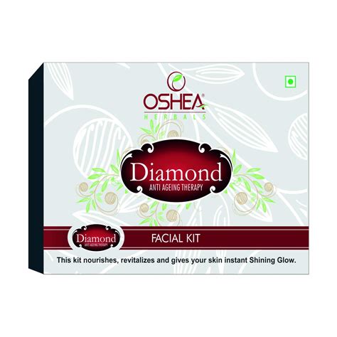 Oshea Herbals Diamond Anti-Ageing Therapy Facial Kit for All Skin Types ...