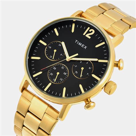 Timex Fashion Men Black Stainless Steel Watch TWEG20025 – Just In Time