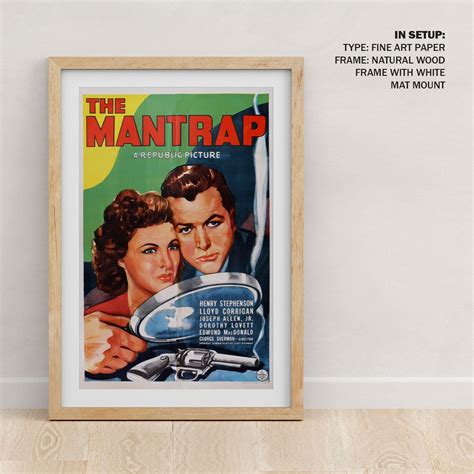 The Man Trap Old Movie Poster: Buy Movie Posters Online – Dessine Art