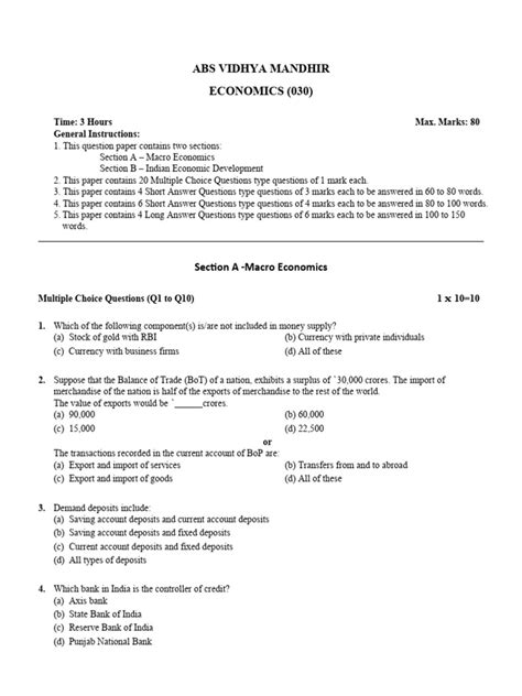 Image result for Economics CBSE Class 12