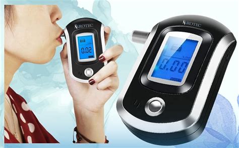 AROTEC Professional Alcohol Testing Machine with 5 Mouthpieces Portable ...