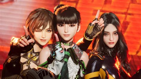 Download Stellar Blade Heroines Pose Wallpaper | Wallpapers.com