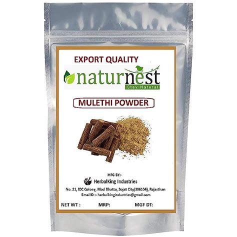 Pure & Natural Mulethi powder (Licorice) Powder For Face,Skin,Hair Care ...