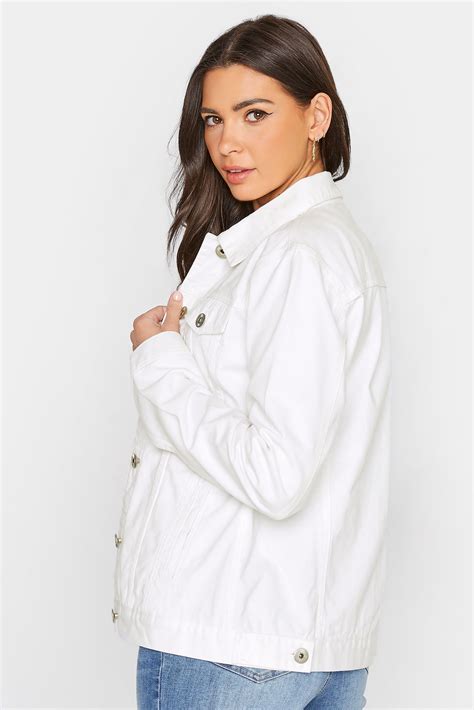 LTS Tall Women's White Denim Jacket | Long Tall Sally