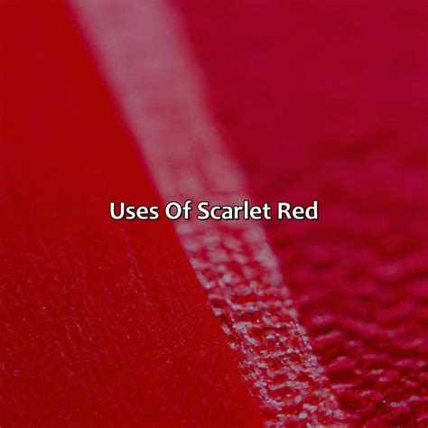 What Color Is Scarlet Red - colorscombo.com