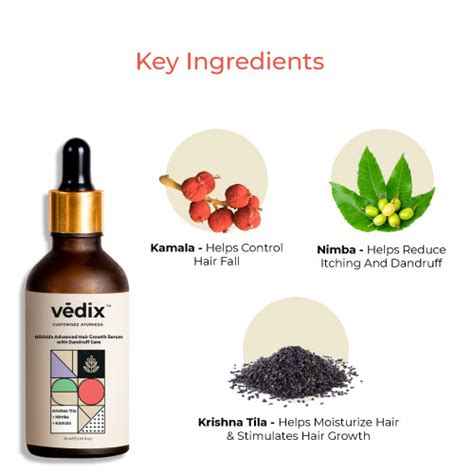 Buy Nibhida Advanced Hair Growth Serum X Dandruff Care For Women – Vedix