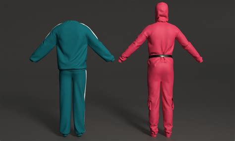 Squid Game Clothes 3D model | CGTrader