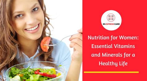 Women’s Nutrition Guide | Key Vitamins & Dietary Tips | MI Express Care