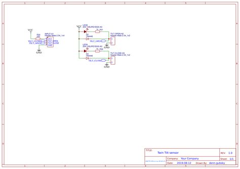 Tilt Sensor Tutorial 的图像结果