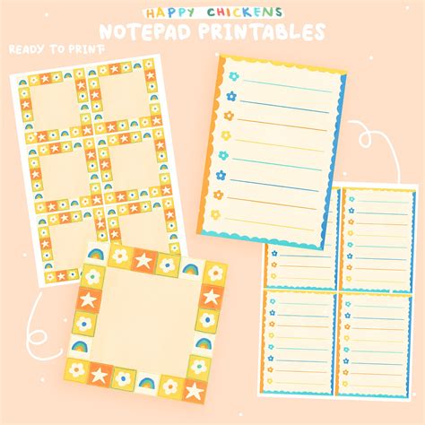 Image result for Printable Notepad