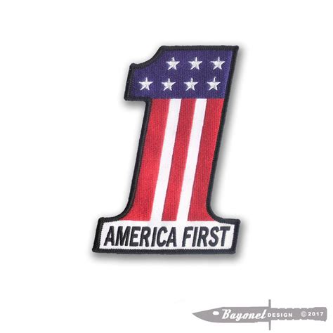 American First Embroidered Patch Large 5 1/2” X 4" - Wax Backing ...