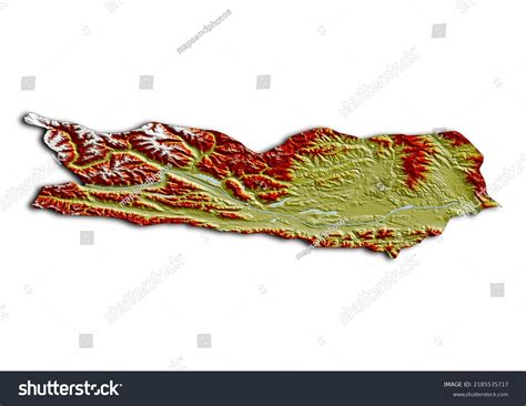 Karnten Carinthia Austria Map Shaded Relief Stock Illustration 2185535717 | Shutterstock
