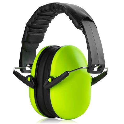MEDca Lime Green Hearing Protection and Noise Cancelling Reduction ...