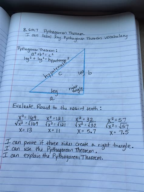 Image result for Math Pythagorean Theorem Step by Step How to Square Root