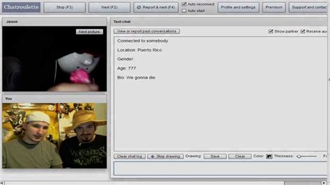 Chatroulette funny moments (FIRST TIME ON CHATROULETTE