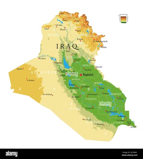 Erbil map hi-res stock photography and images - Alamy