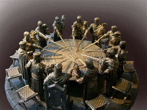 Knights of the round table statue medieval collectibles – Artofit
