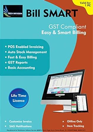 BILL SMART - GST Compliant, Billing, Invoicing, Software : Amazon.in ...