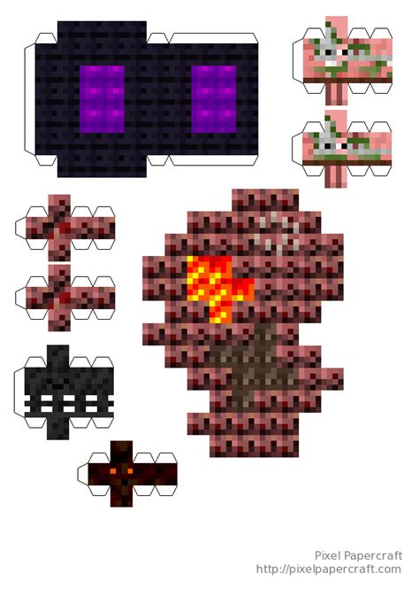 Image result for Paper Minecraft Nether Update Scratch