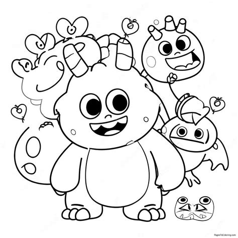 Image result for ClassDojo Monster Coloring Pages