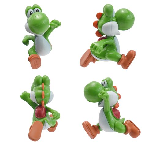 Buy Soplay 6pcs Super Mario Bros Action Figures Set 1.5-2.8 Mini Toad ...