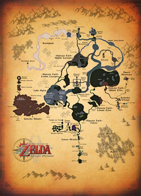 Zelda Maps by zantaff on DeviantArt