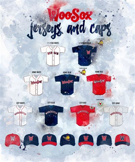 All nine WooSox jerseys unveiled | Ballpark Digest