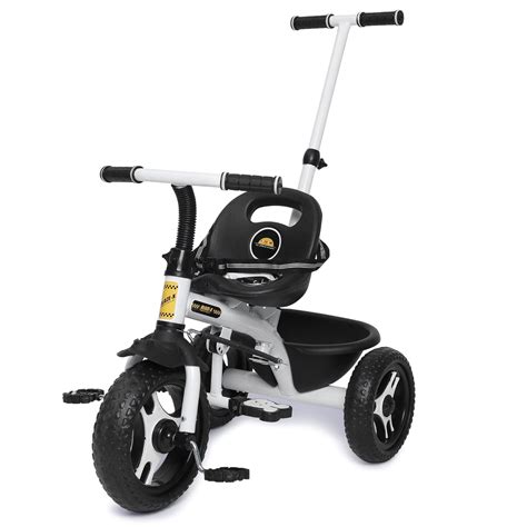 TOY ZONE Blaze-X Tricycle-White | Kids Baby Tricycle with Rubber Wheel ...