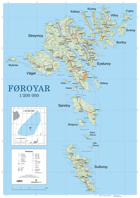 Faroe Islands Maps | Printable Maps Of Faroe Islands For Download