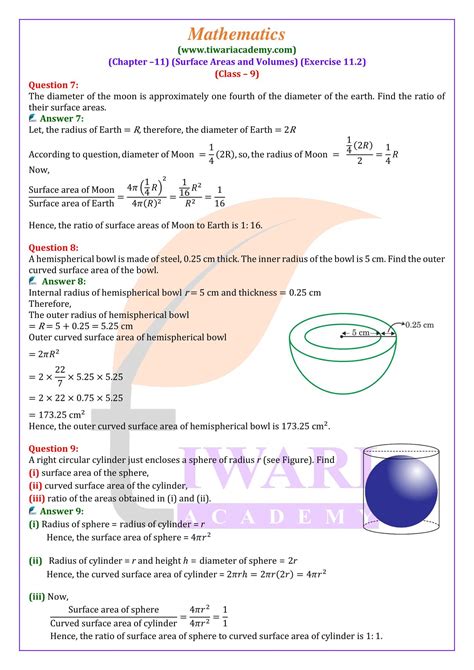 Exercise 9.2 Question 7 Math Hub Class 11 的图像结果