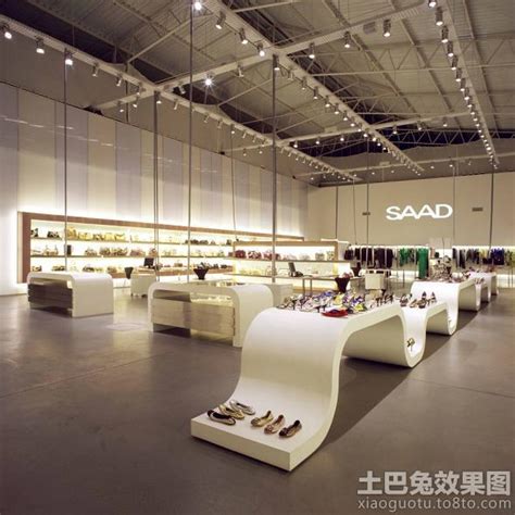 鞋店设计案例效果图2_美国室内设计中文网