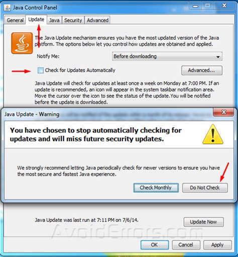 Image result for Java Update Message