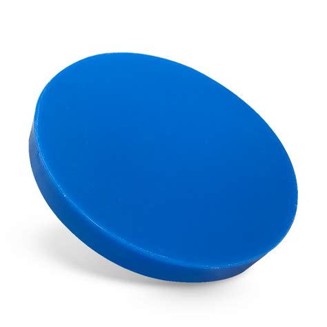 เขียงพลาสติก ทรงกลม ขนาด 45 x 5 ซม. สีน้ำเงิน