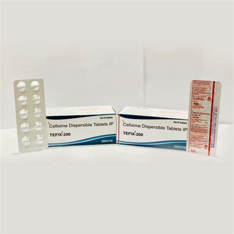 TEFIX -200 DT Tablets ZENTIS DRUGS PRIVATE LIMITED