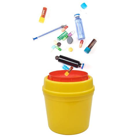 Buy 4-Pack Sharps Container（1/2 Quart),Tattoo Supplies Small Sharp ...