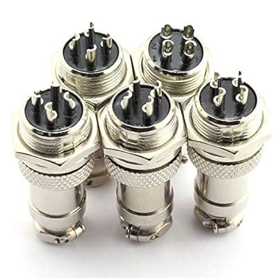 DGZZI 5Pairs GX16 4Pin Male Female Circular Aviation India | Ubuy